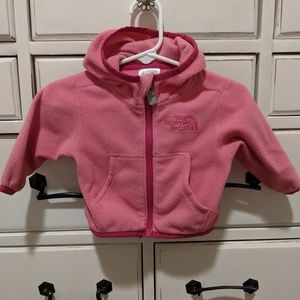 North face fleece hoodie